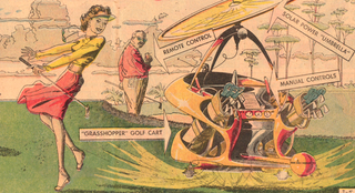Illustration for article titled A Futuristic Golf Game in the Sky
